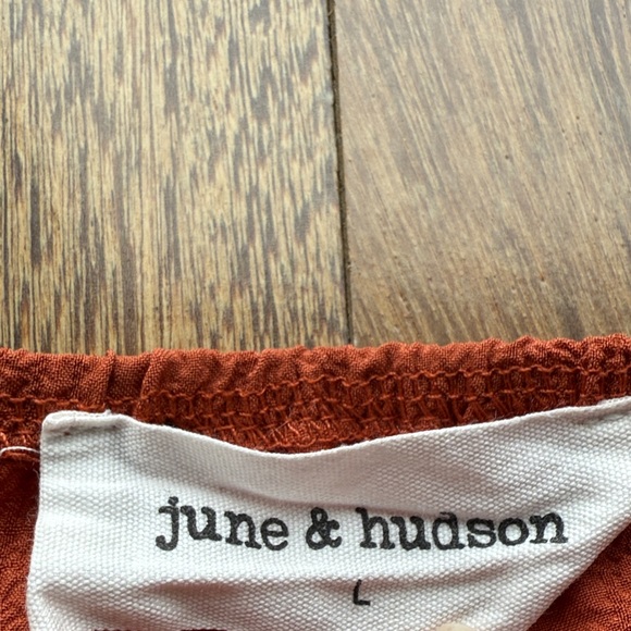 Rust Orange Ruffled Mini Dress - Picture 3 of 4